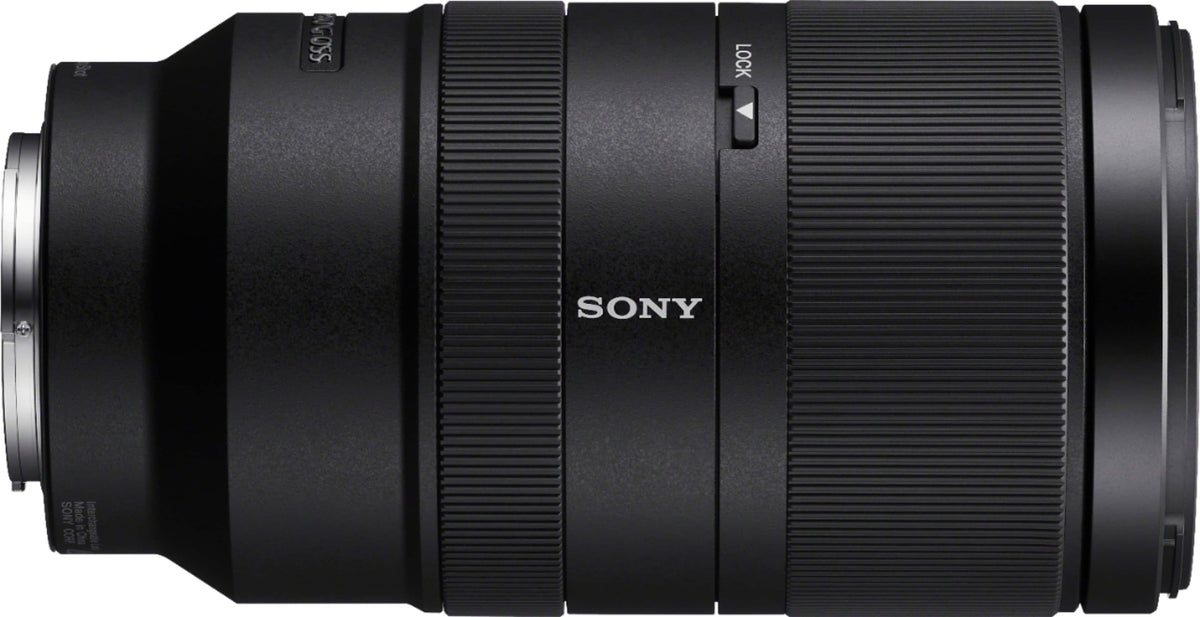 Sony - E 70-350mm F4.5-6.3 G OSS Telephoto Zoom Lens for E-mount Cameras - Black