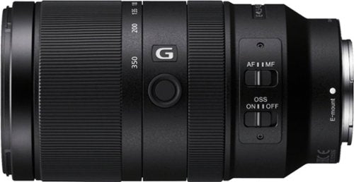 Sony - E 70-350mm F4.5-6.3 G OSS Telephoto Zoom Lens for E-mount Cameras - Black