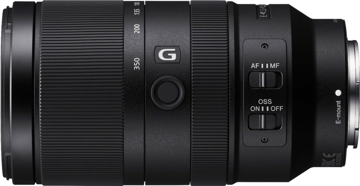 Sony - E 70-350mm F4.5-6.3 G OSS Telephoto Zoom Lens for E-mount Cameras - Black