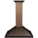ZLINE - 30 inches - Externally Vented - Wall Range Hood - Hand Hammered Copper