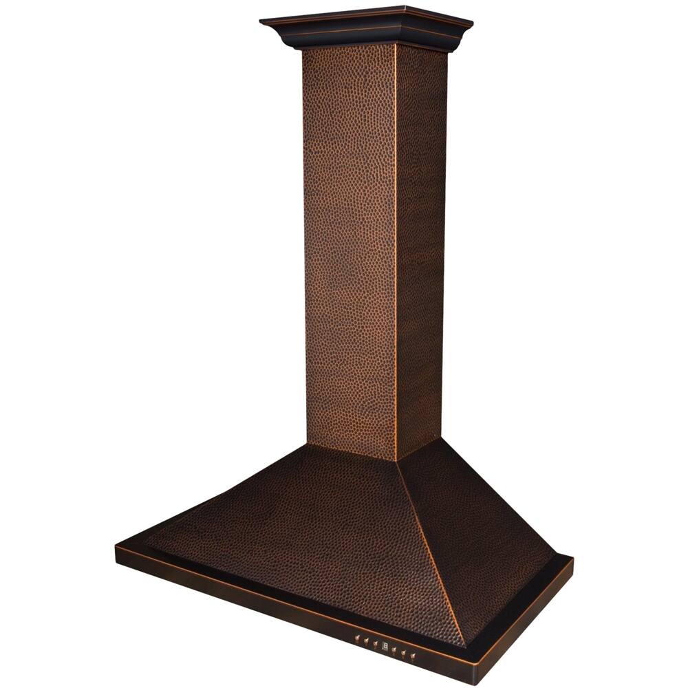 ZLINE - 30 inches - Externally Vented - Wall Range Hood - Hand Hammered Copper