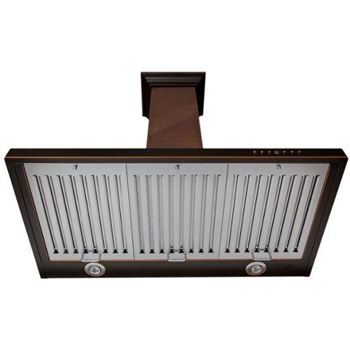 ZLINE - 30 inches - Externally Vented - Wall Range Hood - Hand Hammered Copper