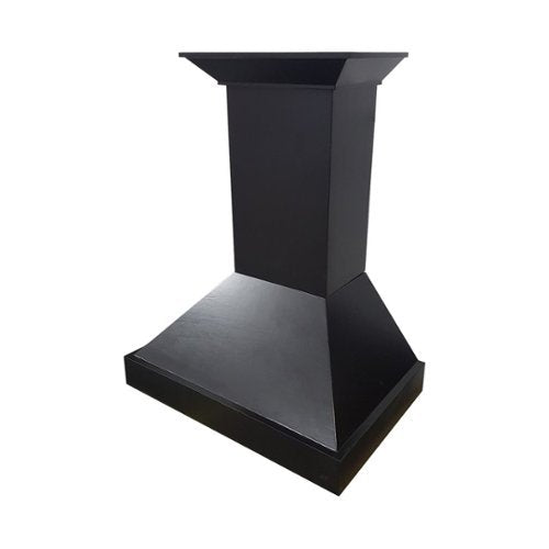ZLINE - 30 inches - Externally Vented - Wall Range Hood - Black Painted