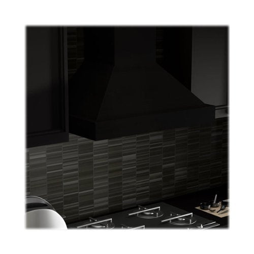ZLINE - 30 inches - Externally Vented - Wall Range Hood - Black Painted