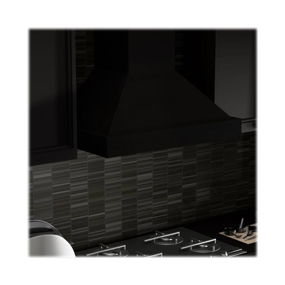 ZLINE - 30 inches - Externally Vented - Wall Range Hood - Black Painted