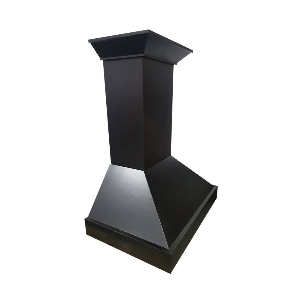 ZLINE - 30 inches - Externally Vented - Wall Range Hood - Black Painted