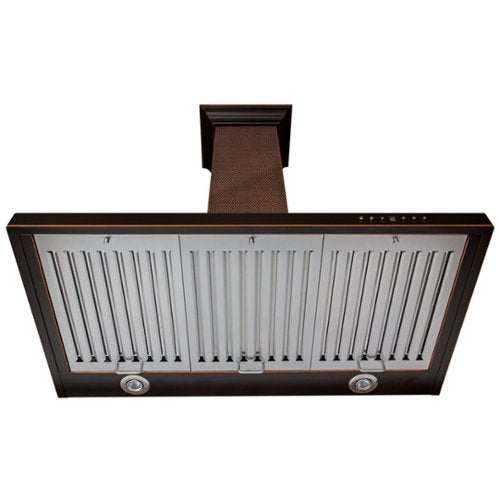 ZLINE - 36 inches - Externally Vented - Wall Range Hood - Hand Hammered Copper