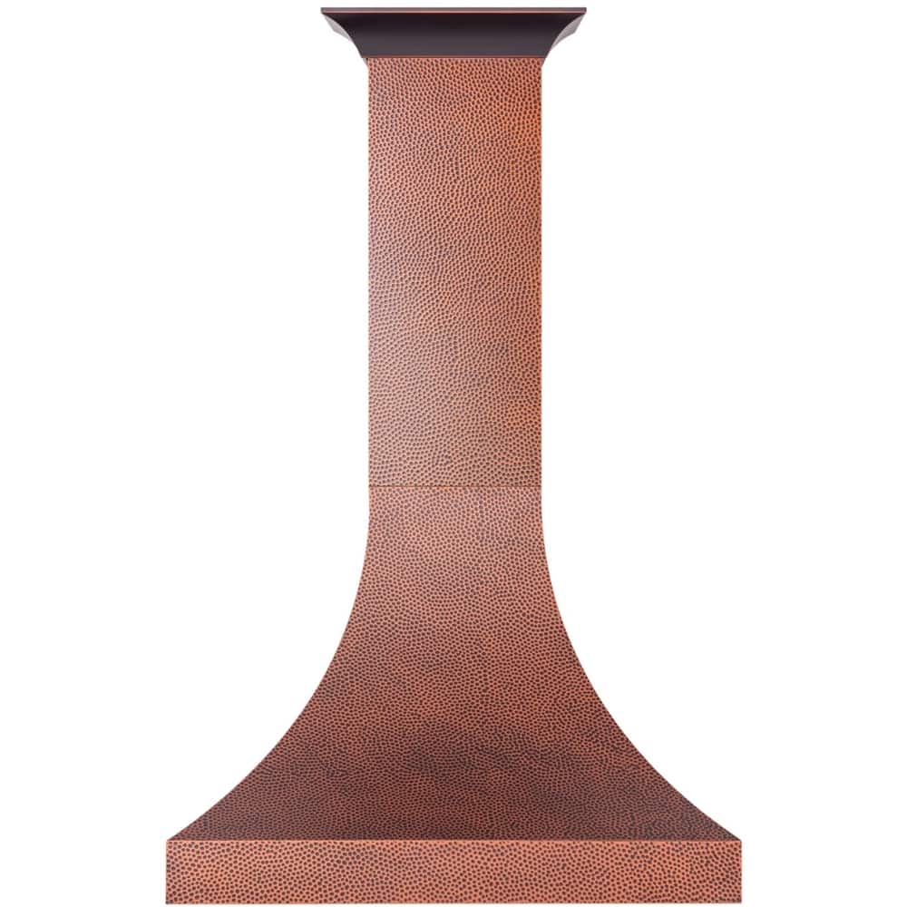 ZLINE - 36 inches - Externally Vented - Wall Range Hood - Hand Hammered Copper
