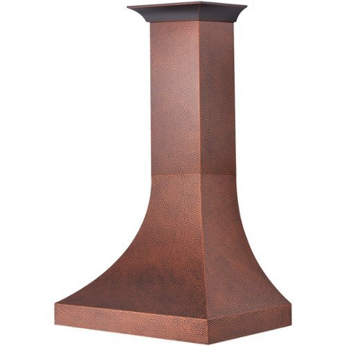 ZLINE - 36 inches - Externally Vented - Wall Range Hood - Hand Hammered Copper