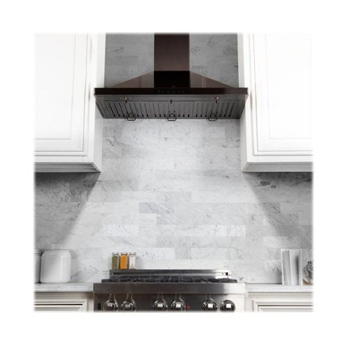 ZLINE - 48 inches - Externally Vented - Wall Range Hood - Black Stainless Steel