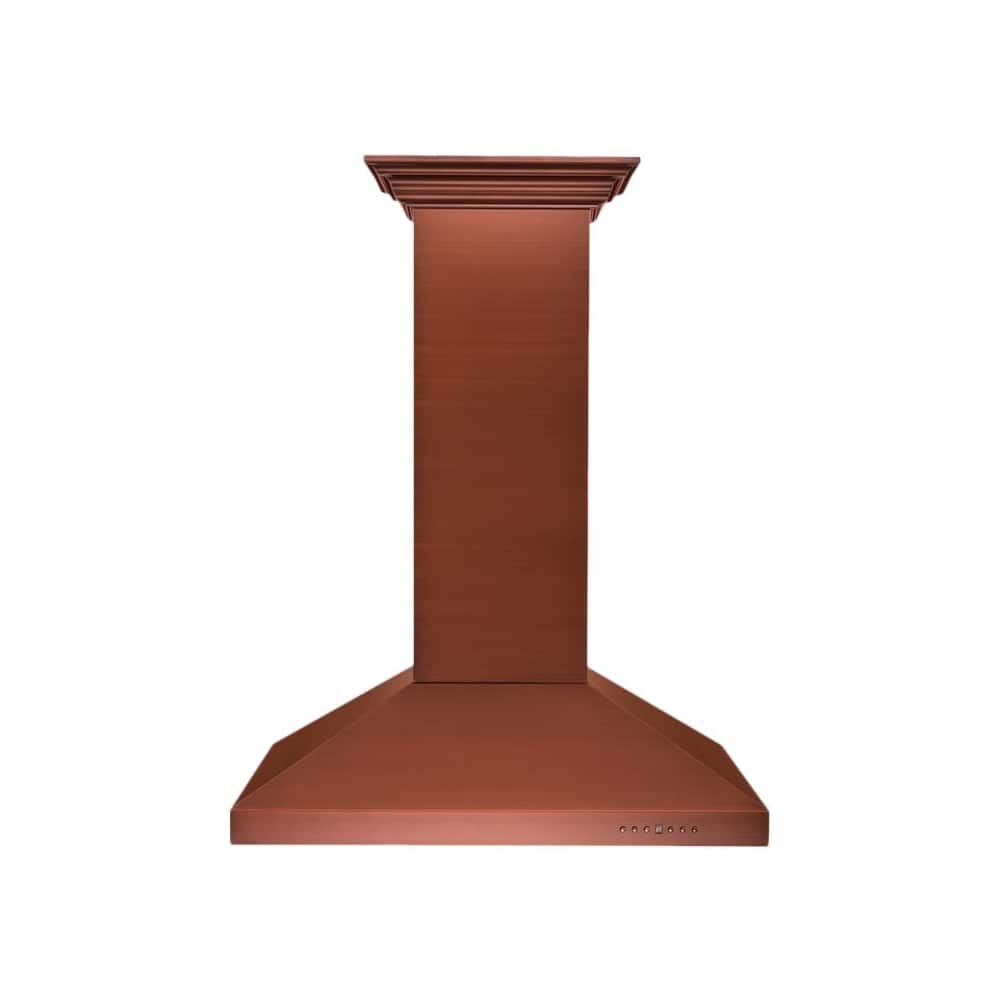 ZLINE - 36 inches - Externally Vented - Island Range Hood - Stainless Steel