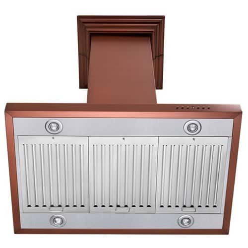 ZLINE - 36 inches - Externally Vented - Island Range Hood - Stainless Steel