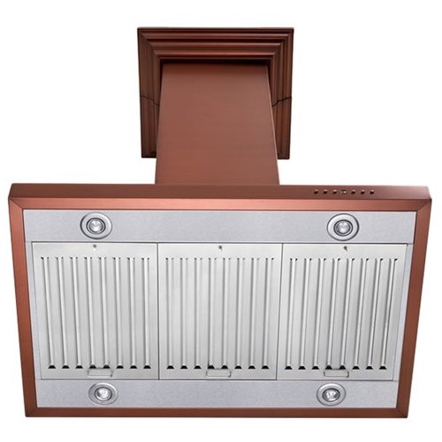 ZLINE - 36 inches - Externally Vented - Island Range Hood - Stainless Steel