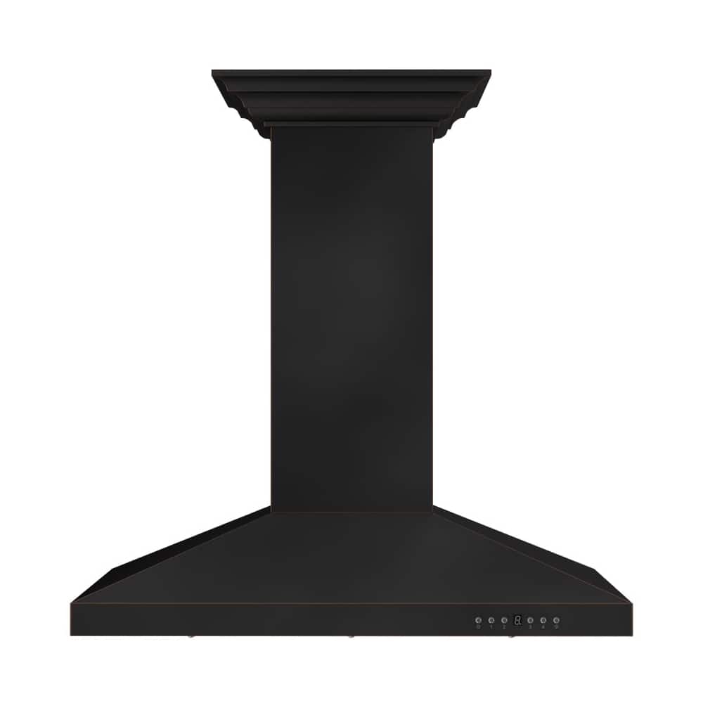 ZLINE - 36 inches - Externally Vented - Island Range Hood - Stainless Steel