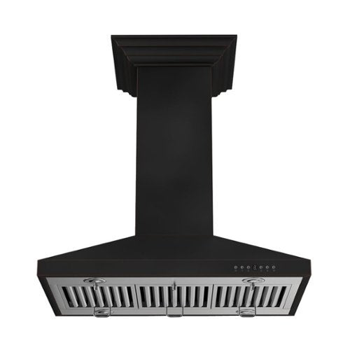 ZLINE - 36 inches - Externally Vented - Island Range Hood - Stainless Steel