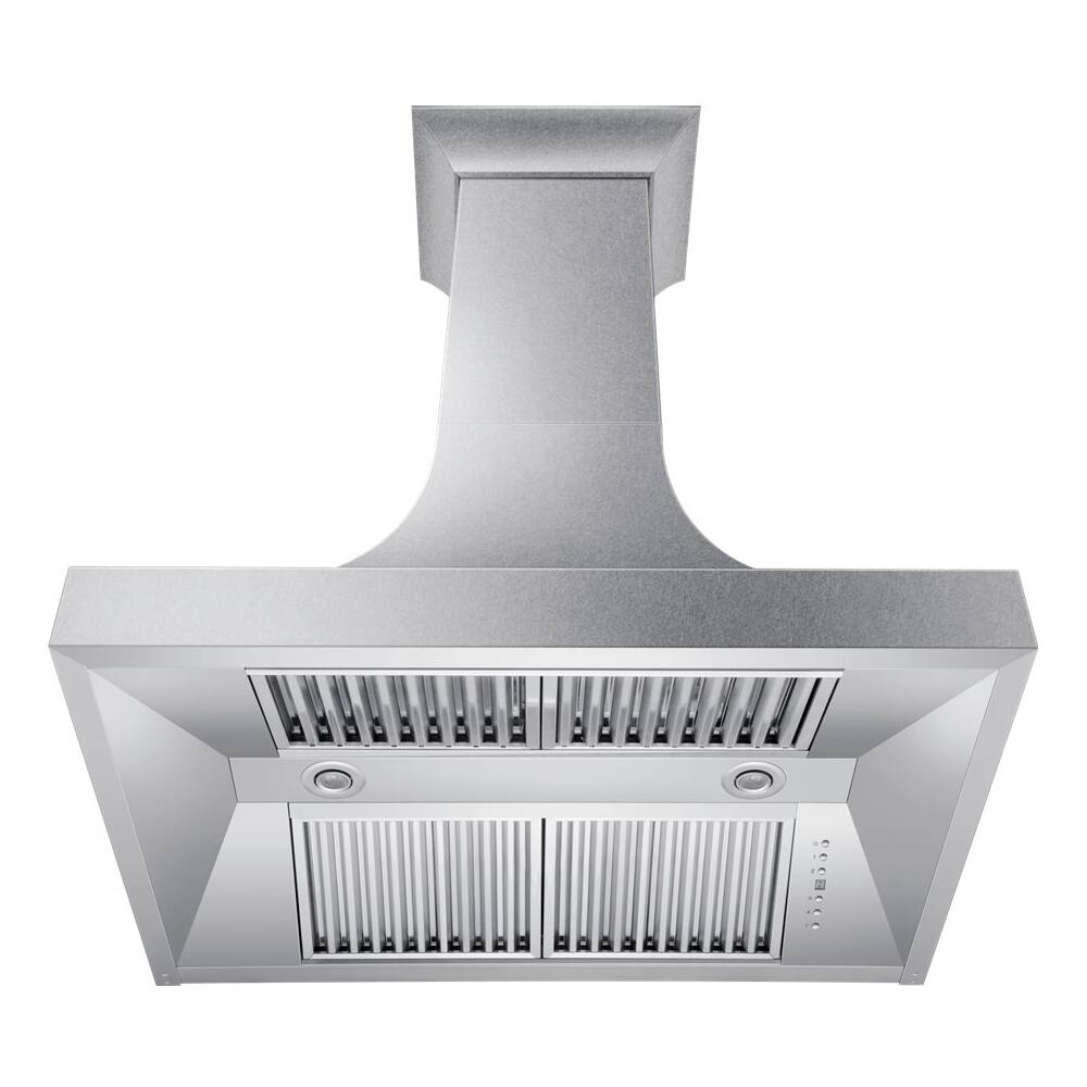 ZLINE - 48 inches - Externally Vented - Wall Range Hood - Satin Stainless