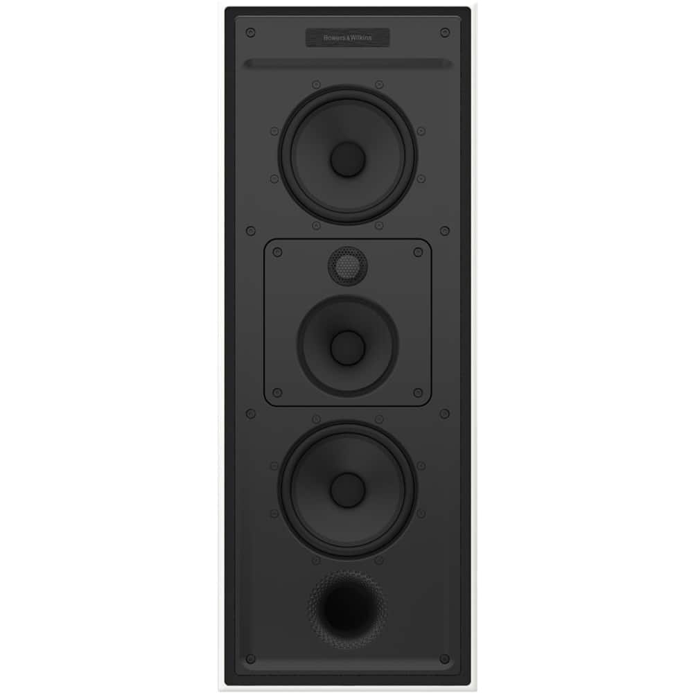 Bowers & Wilkins - CI700 Series In Wall 3-way Speaker w/4" midrange, dual 6" bass drivers, includes retrofit back box (each) - White