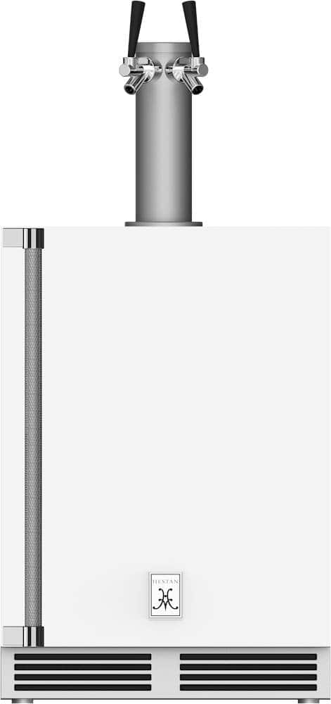 Hestan - GFDS Series 5.2 Cu. Ft. Double Faucet Beverage Cooler Kegerator - Froth
