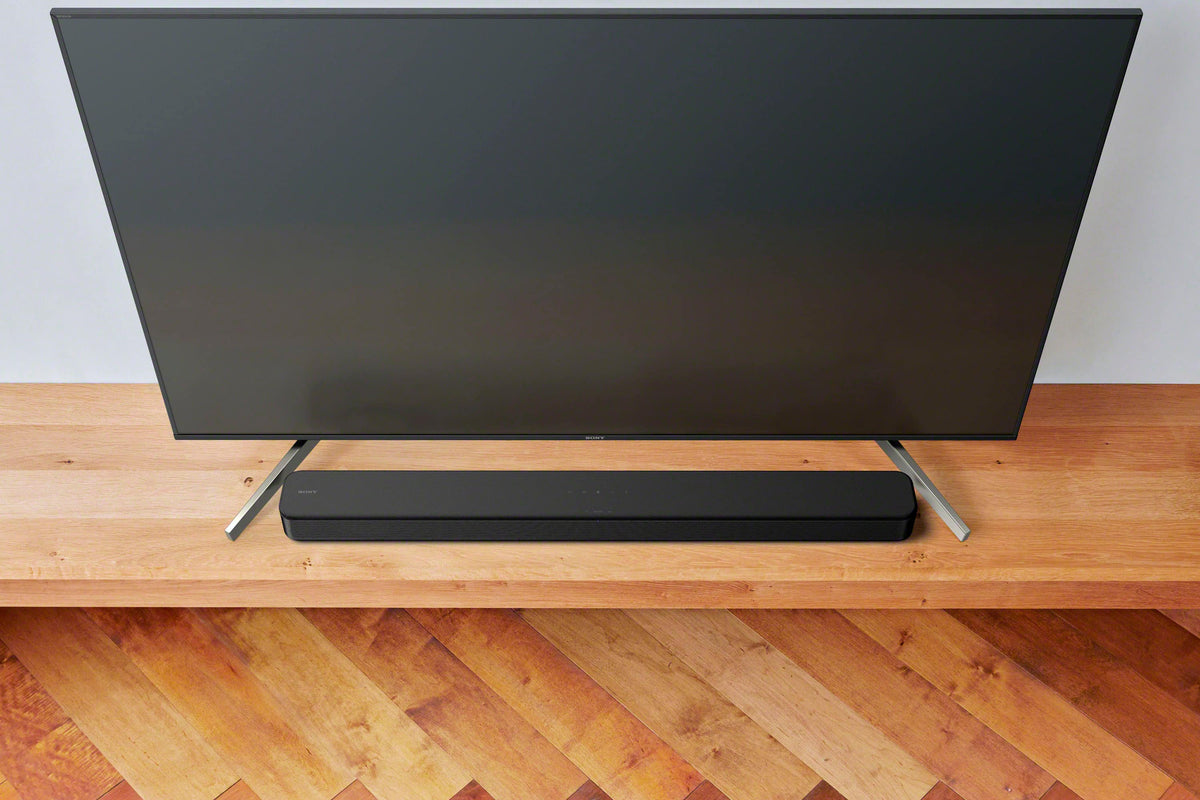Sony - HTS100F 2.0 Channel Soundbar with Bass Reflex Speaker - Black