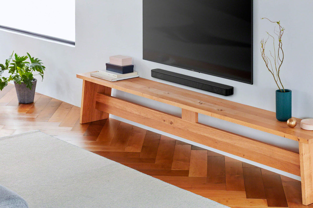 Sony - HTS100F 2.0 Channel Soundbar with Bass Reflex Speaker - Black