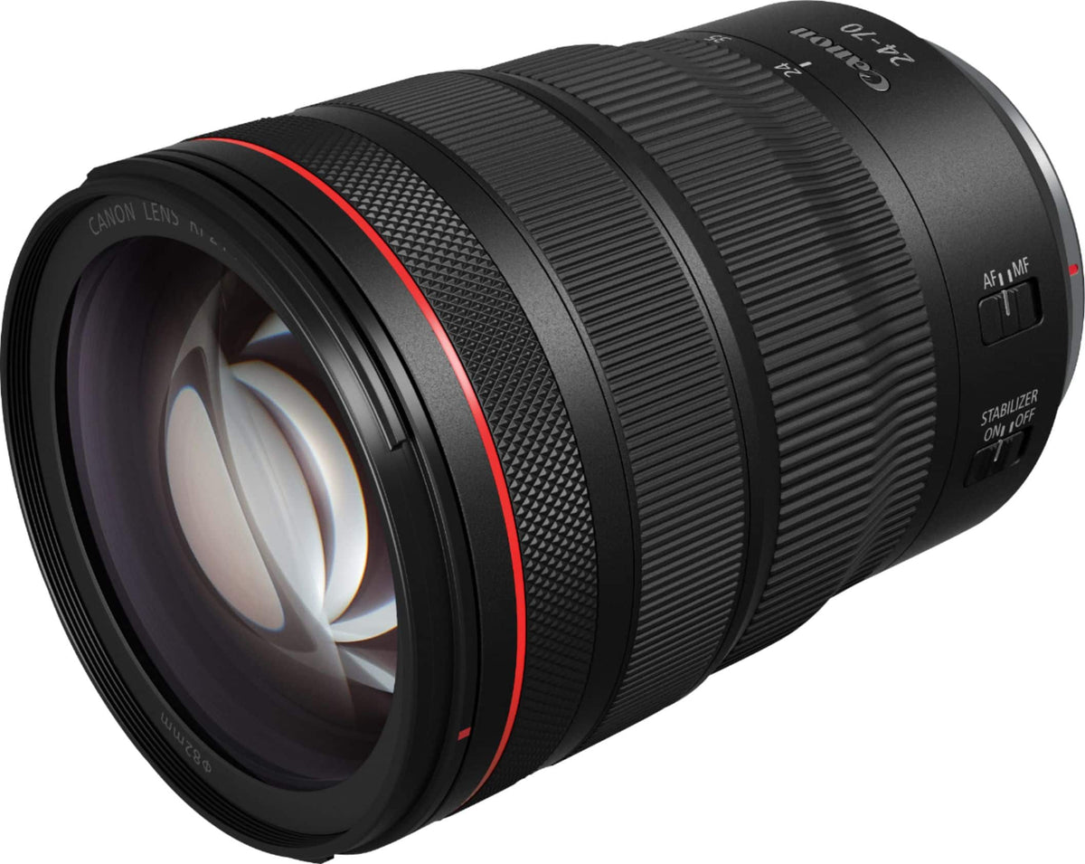 Canon - RF24-70mm F2.8L IS USM Standard Zoom Lens for EOS R-Series Cameras - Black