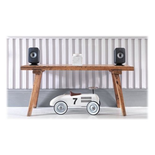 KEF - LSX Desk Stands (Pair) - Black