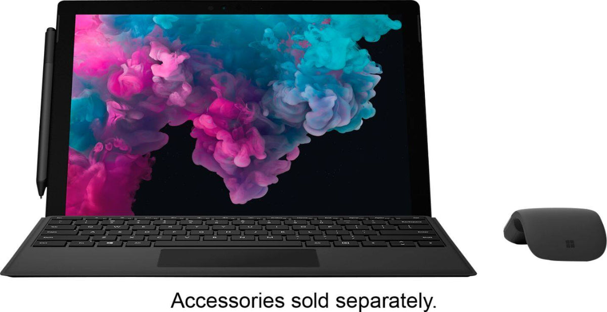 Microsoft - Geek Squad Certified Refurbished Surface Pro 6 - 12.3" Touch-Screen - Intel Core i5 - 8GB - 256GB SSD - Black