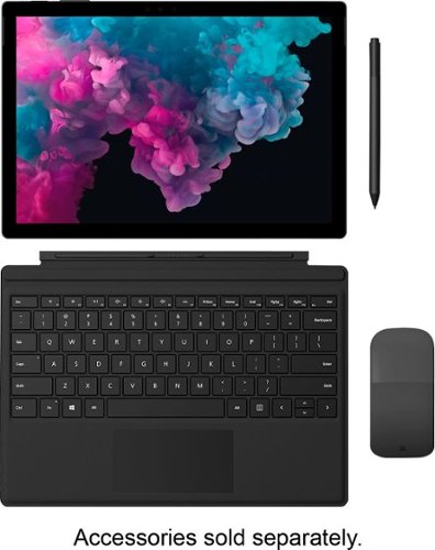 Microsoft - Geek Squad Certified Refurbished Surface Pro 6 - 12.3" Touch-Screen - Intel Core i5 - 8GB - 256GB SSD - Black