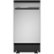 GE - 18" Portable Dishwasher - Stainless Steel
