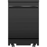 GE - 24" Portable Dishwasher - Black