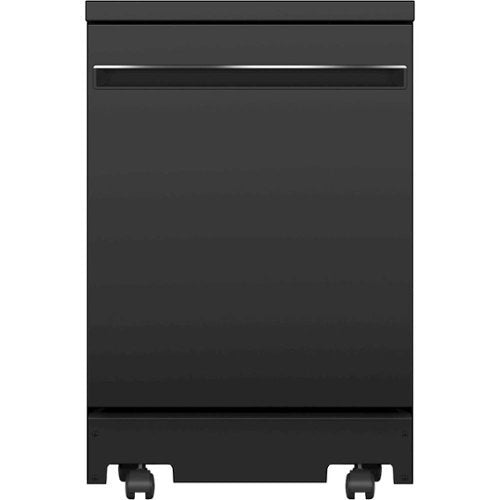 GE - 24" Portable Dishwasher - Black