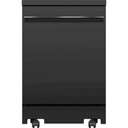 GE - 24" Portable Dishwasher - Black