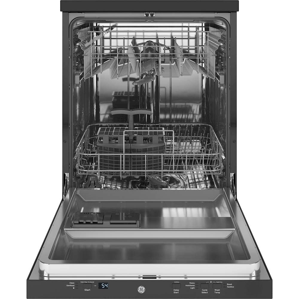 GE - 24" Portable Dishwasher - Black