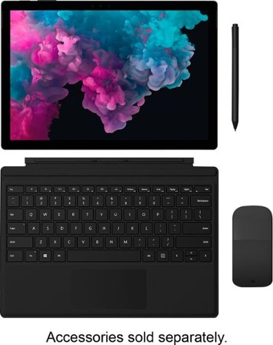Microsoft - Geek Squad Certified Refurbished Surface Pro 6 - 12.3" Touch-Screen - Intel Core i7 - 8GB - 256GB SSD - Black