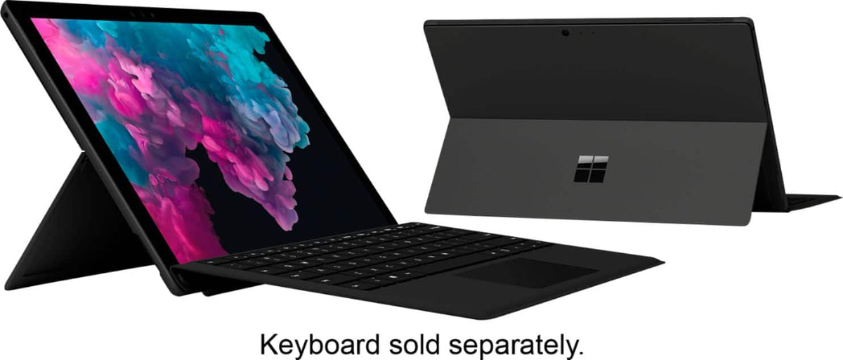 Microsoft - Geek Squad Certified Refurbished Surface Pro 6 - 12.3" Touch-Screen - Intel Core i7 - 8GB - 256GB SSD - Black