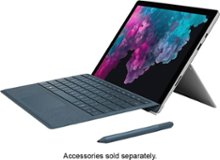 Microsoft - Geek Squad Certified Refurbished Surface Pro 6 - 12.3" Touch-Screen - Intel Core i7 - 8GB - 256GB SSD - Platinum