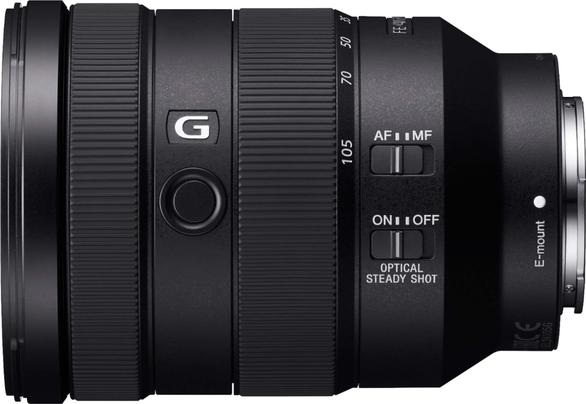 Sony - G 24-105mm f/4 G OSS Standard Zoom Lens for E-mount Cameras - Black