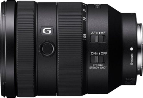 Sony - G 24-105mm f/4 G OSS Standard Zoom Lens for E-mount Cameras - Black