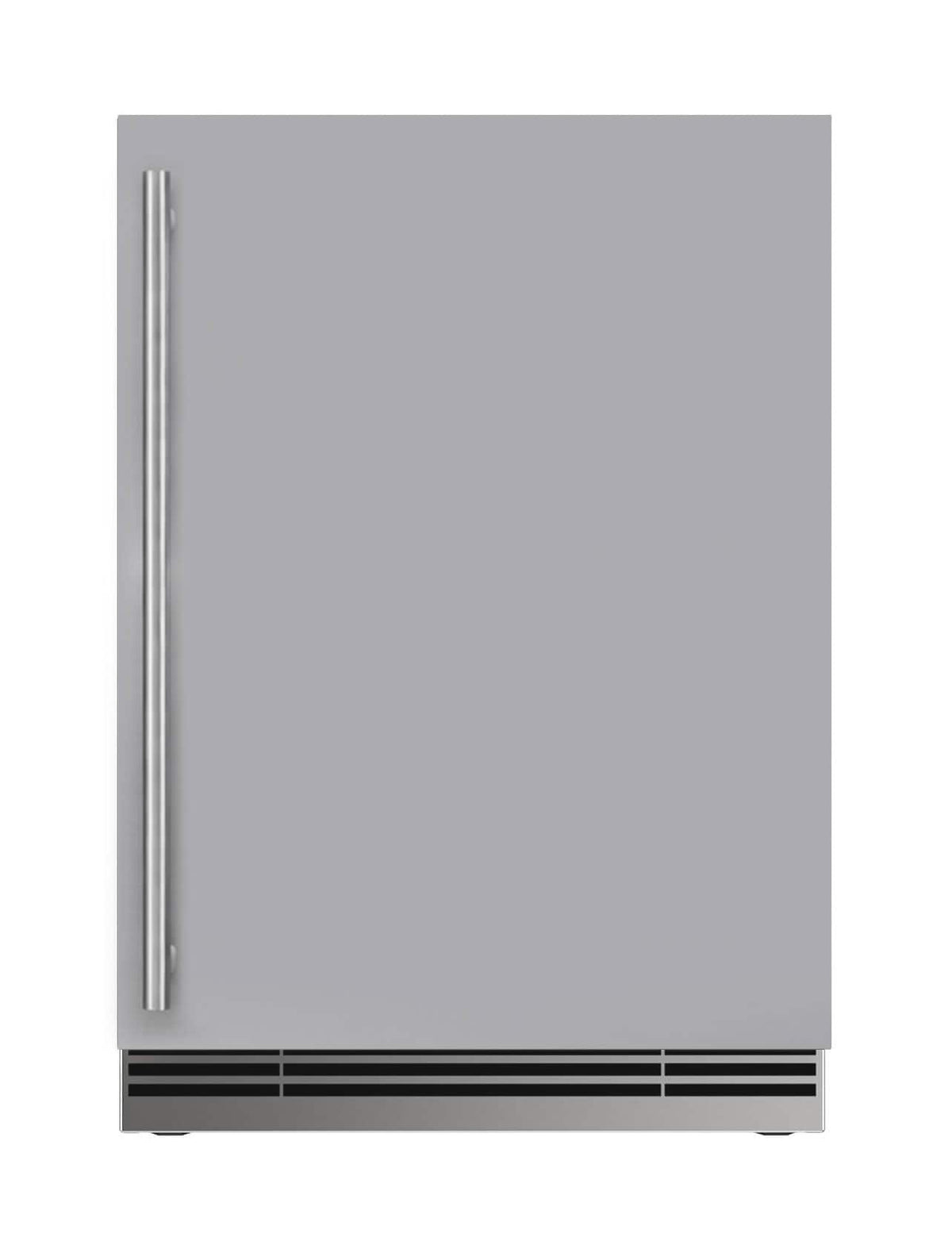 U-Line - 24"W. 51 Cu.Ft. Built-In Compact Refrigerator - Stainless Steel