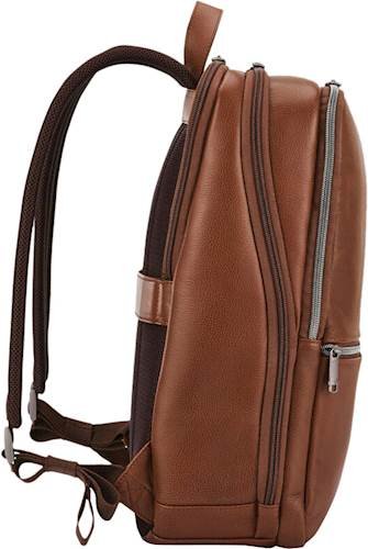 Samsonite - Classic Leather Slim Backpack for 14.1" Laptop - Cognac