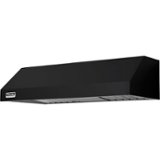 Viking - 36 inches - Externally Vented & Recirculating - Wall Range Hood - Cast Black