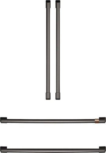 Handle Kit for Select Café French Door Refrigerators - Brushed Black
