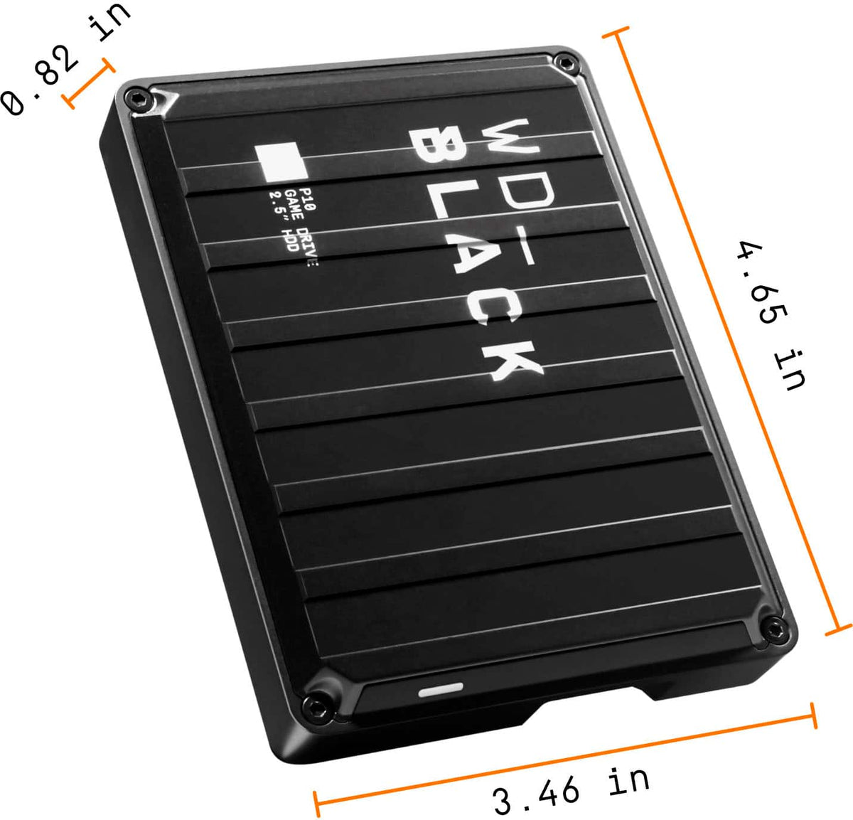 WD - P10 5TB External USB 3.2 Gen 1 Portable Hard Drive - Black