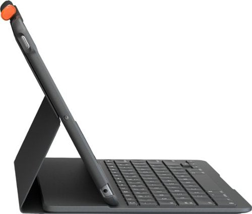 Logitech - Slim Folio Keyboard Folio for Apple iPad (7th, 8th & 9th Generation) - Graphite