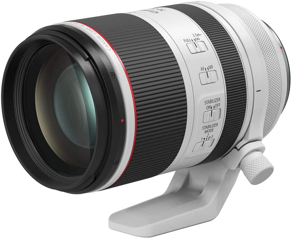 Canon - RF70-200mm F2.8L IS USM Telephoto Zoom Lens for EOS R-Series Cameras - White