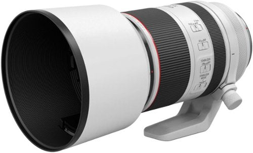 Canon - RF70-200mm F2.8L IS USM Telephoto Zoom Lens for EOS R-Series Cameras - White