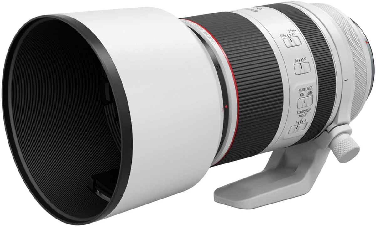 Canon - RF70-200mm F2.8L IS USM Telephoto Zoom Lens for EOS R-Series Cameras - White