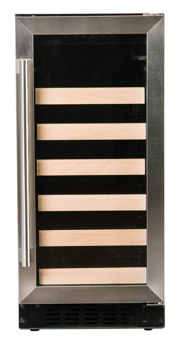 Azure - 30-Bottle Capacity Wine Center - Glass Door w/ Stainless