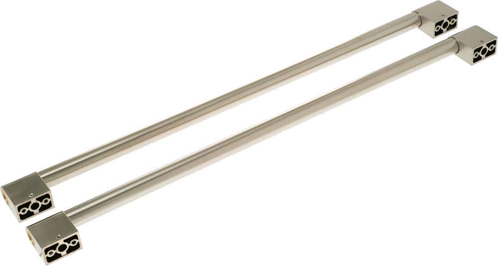 Monogram - Statement Collection Handle Kit for Select Side-by-Side Refrigerators - Silver