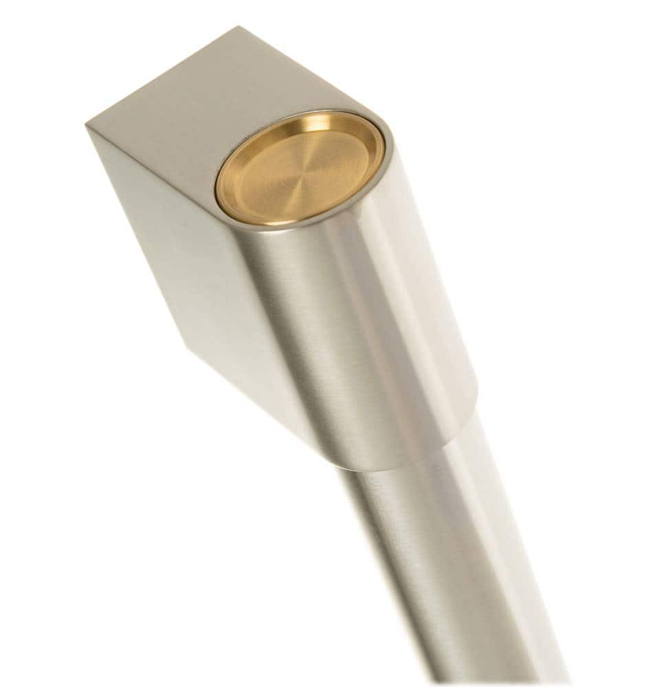 Monogram - Statement Collection Handle Kit for Select Side-by-Side Refrigerators - Silver